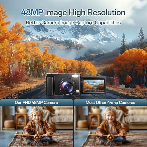 Cámara Digital 4K, 48MP 16X Zoom Camara de Fotos: Una Aventura Fotográfica Completa