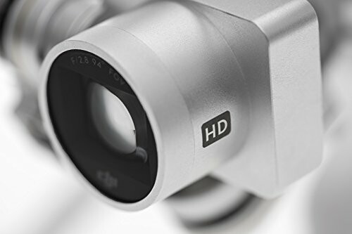 Close-up of an HD camera lens